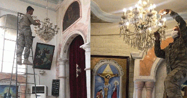 MSB Paylaştı: TSK, Martuma Süryani Ortodoks Kilisesi'ni Onardı