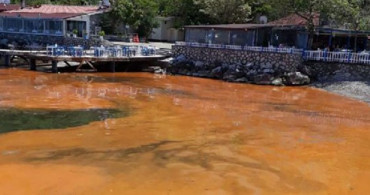 Mudanya Sahili Kızıla Boyandı