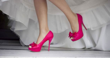 Renkli Gelinlik Ayakkabıları