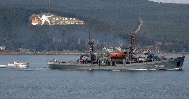 Rus Askeri Kurtarma Gemisi Epron Çanakkale Boğazı'ndan Geçti: Karadeniz’e Doğru İlerliyor!