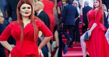 Rus Modelin Düşen Elbisesi Cannes'a Damga Vurdu