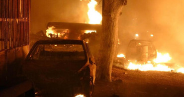 Samsun'da Sanayi Sitesi’nde Korkutan Yangın