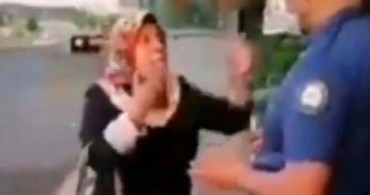 Şanlıurfa'da Maskesiz Gezen Kadın Polis Memurunu Çileden Çıkardı