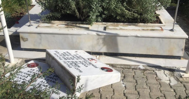 Şehit Mezarlarına Zarar Veren 5 Alçak Tutuklandı