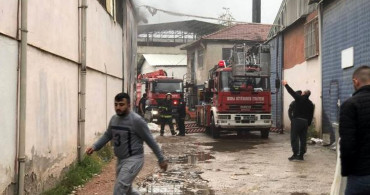 Son Dakika! Bursa'da Tekstil Fabrikasında Yangın Çıktı