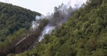 Son Dakika: İstanbul Sarıyer'de Ormanlık Alanda Yangın Meydana Geldi