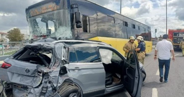 Son Dakika! İstanbul'da feci kaza: İETT otobüsü birçok araca çarptı! Çok sayıda yaralı var