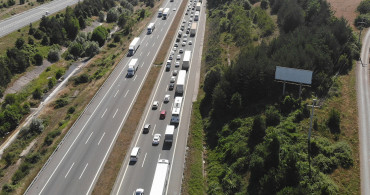 Son Dakika: TEM'in İstanbul Yönü Yol Çalışması İçin Trafiğe Kapatıldı