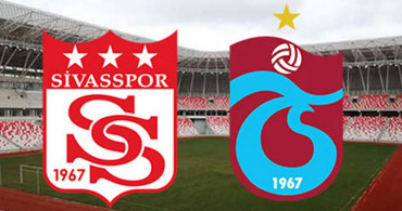 Süper Lig Sivasspor-Trabzonspor Karşılaşması