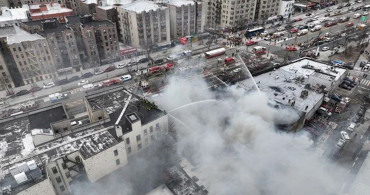 Süpermarkette korkutan yangın: En az 7 kişi yaralandı