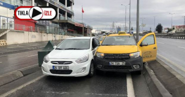 Sürücüler İnat Etti! Boş Yolda Kaza Yaptılar