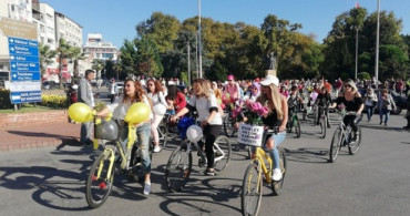 Süslü Kadınlar Bisiklet Turunun Beşincisi Düzenlendi