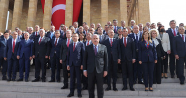 TBMM 102. yaşını kutluyor! Meclis Başkanı Mustafa Şentop ve devlet yetkilileri Anıtkabir'e ziyaret gerçekleştirdi