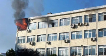 Tekirdağ, Hükümet Konağı'nda yangın çıktı! İtfaiye ekipleri seferber oldu!