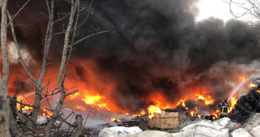 Tekirdağ'dan korkutan yangın: Olay yerine birçok ekip sevk edildi