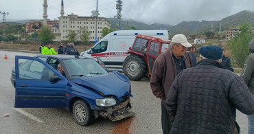 Tokat'ta Trafik Kazası: 4 Yaralı