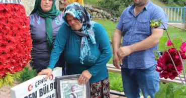 Trabzon'da 2 Yıl Önce Şehit Edilen Eren Bülbül Mezarı Başında Anıldı