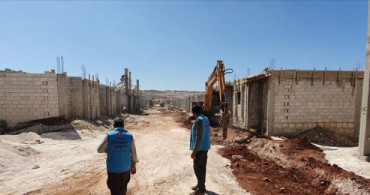 Türkiye Diyanet Vakfı, İdlib'de, Suriyelilerin Konut İhtiyacını Karşılıyor