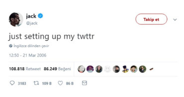 Twitter'ın İlk Tweeti Artık Bir Türk'e Ait