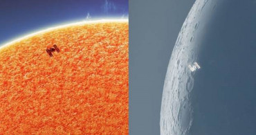 Uluslararası Uzay İstasyonu, Güneş ve Ay’ın Önünden Geçerken Görüntülendi