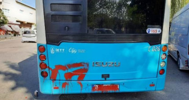 Ümraniye'de Otobüse Alınmayan Kadın Terör Estirdi!