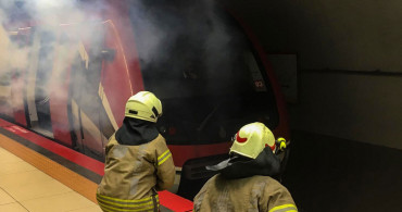 Üsküdar metrosunda korkutan yangın: Duraktaki elektrik trafosunda yangın çıktı