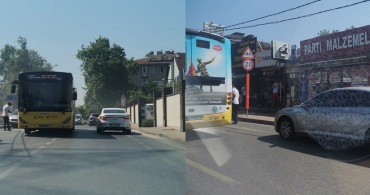 Yer İstanbul: Sarıyer’de İETT otobüsünden dumanlar yükselmeye başladı