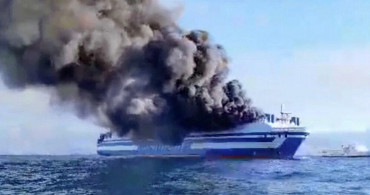 Yunanistan'da Korkutan Yangın! Yolcu Gemisi Alevler İçerisinde Kalmıştı: O Gemide Türk Yolcular Da Vardı