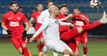 Ziraat Türkiye Kupası Yarı Final: Ümraniyespor 0-1 Akhisarspor (Maç Sonucu)