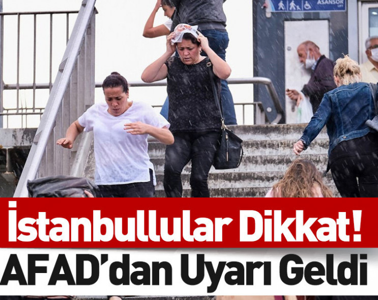 AFAD'dan, İstanbul'da dahil '5' ile 'Turuncu Kod' uyarısı: "Lütfen tedbirli ve dikkatli olalım!"