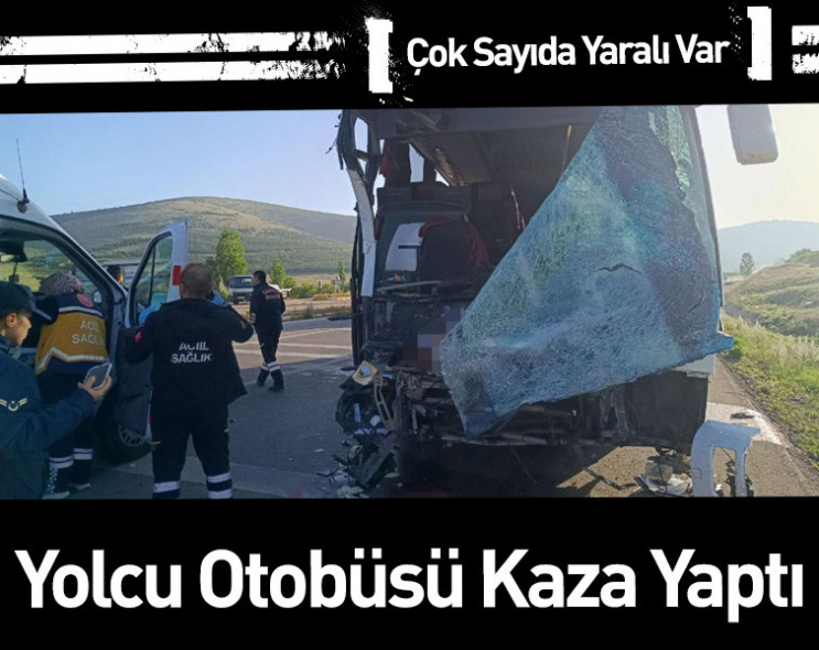 Afyonkarahisar’da yolcu otobüsü ile kamyonet kafa kafaya çarpıştı: Çok sayıda kişi yaralandı