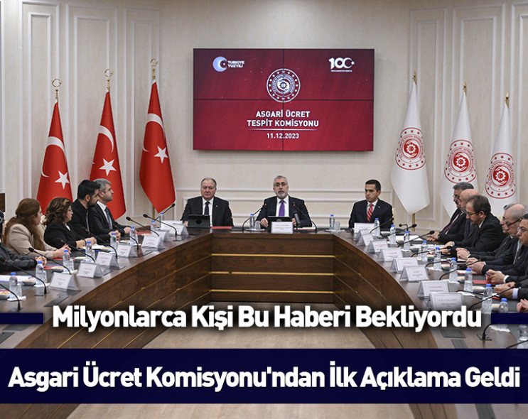 Asgari Ücret Komisyonu'nda ilk toplantı sona erdi: Bakan Işıkhan'dan enflasyon mesajı geldi