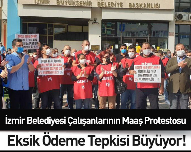 Belediyesi çalışanlarının maaş protestosu: Eksik ödeme tepkisi büyüyor!