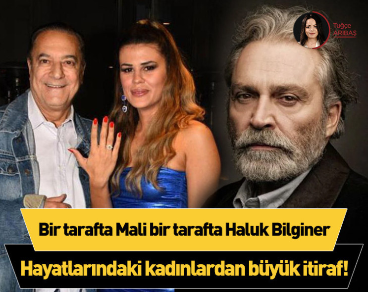 Bir tarafta Mehmet Ali bir tarafta Haluk Bilginer! Hayatlarındaki kadınlardan büyük itiraf