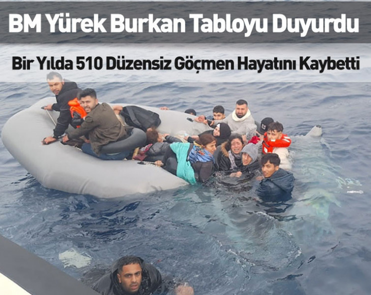 BM yürek burkan tabloyu duyurdu: Orta Akdeniz’i geçmek isteyen 510 düzensiz göçmen hayatını kaybetti