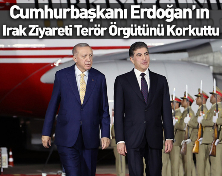 Cumhurbaşkanı Erdoğan’ın Irak ziyareti terör örgütünü korkuttu: ‘Türkiye’ye karşı vaziyet alın’