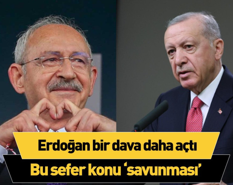 Erdoğan'dan Kılıçdaroğlu'na yeni dava