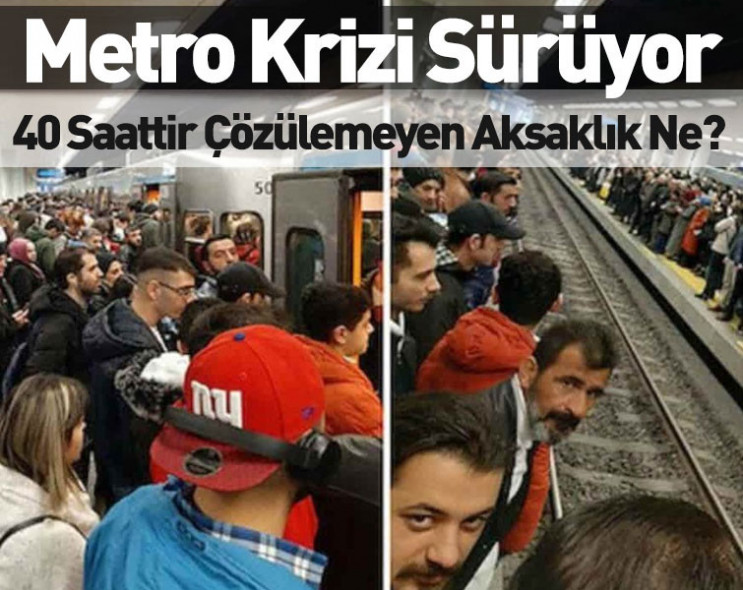 İstanbullu vatandaşların mağduriyeti sürüyor: Üsküdar-Samandıra Metro Hattı'ndaki aksaklık 40 saattir çözülemedi! Tepkiler çığ gibi büyüdü!