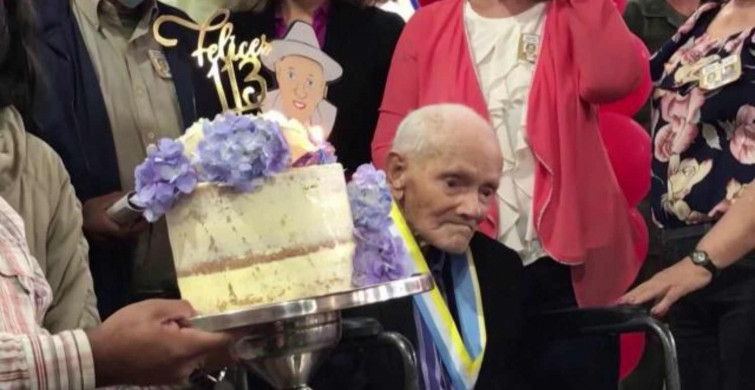 113. yaşını kutlayan dünyanın en yaşlı erkeğinin uzun yaşama sırrı!