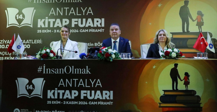 14. Antalya Kitap Fuarı 25 Ekim'de Başlıyor