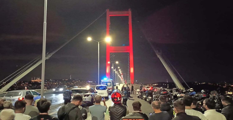 15 Temmuz Şehitler Köprüsü’nde trafiği kilitlemişti: İçişleri Bakanı şahsın gözaltına alındığını duyurdu