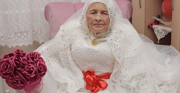 89 Yaşındaki Halime Nine Gelinlik Giydi, Kına Gecesi Yaptı