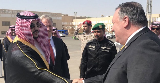 ABD Dışişleri Bakanı Mike Pompeo Suudi Arabistan'a Vardı!