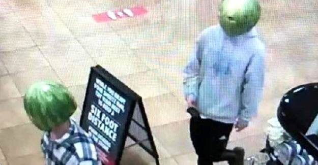 ABD'de Karpuz Maskesi Takan 2 Hırsız Büfeyi Soydu