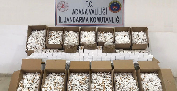 Adana'da 10 Milyon Kaçak Makaron Yakalandı