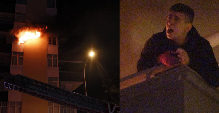 Adana'da 19 Yaşında Bir Genç Sinir Krizi Geçirdiği Esnada Evini Ateşe Verdi Sonra Balkonda Sigara Yaktı