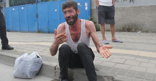 Adana'da Borcum Var Diyen Adam Üzerine Benzin Döktü