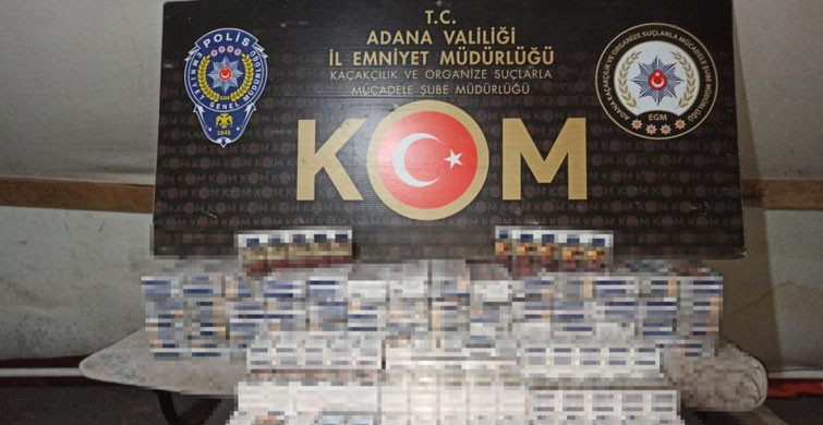 Adana’da Kaçakçılık Operasyonu