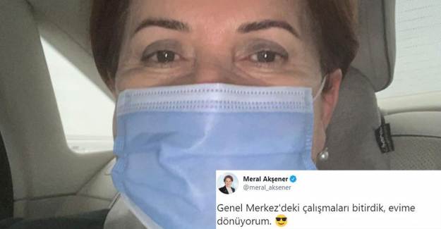 Akşener'den Bahçeli'ye Cevap: Evime Dönüyorum