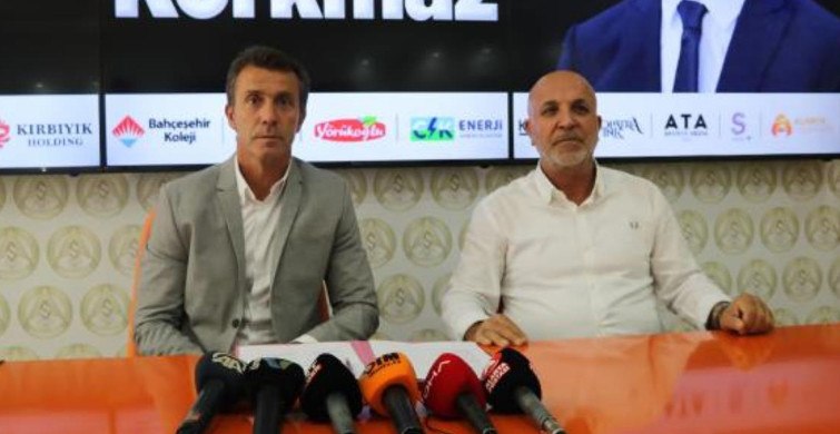 Alanyaspor Teknik Direktörü Bülent Korkmaz'dan İlk Açıklamalar!